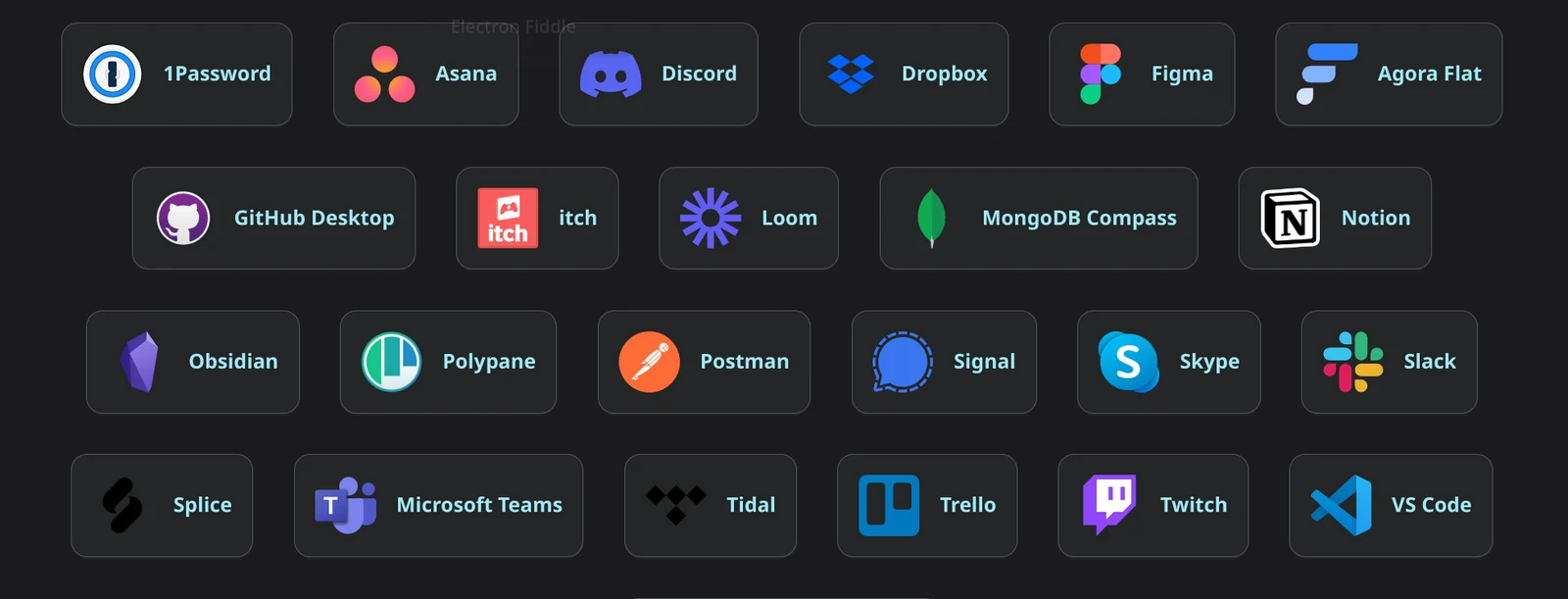 Electron 桌面应用整体交互示意图
